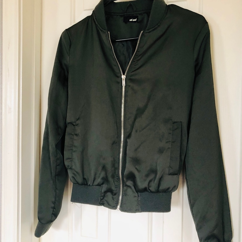 ‼️SOLD‼️ Green Bomber Jacket
